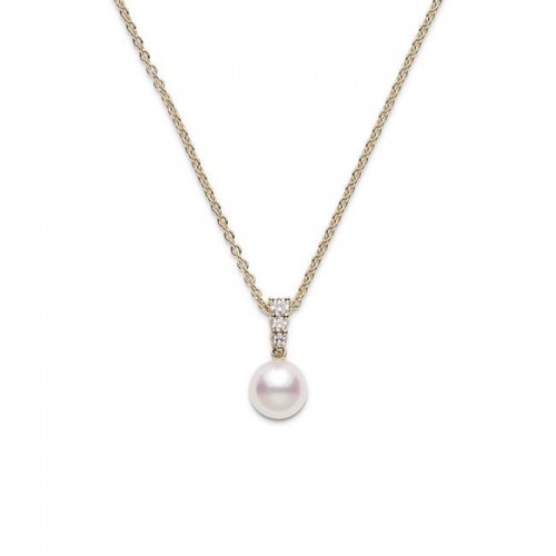 Morning Dew Akoya Cultured Pearl Pendant 8-8.5mm