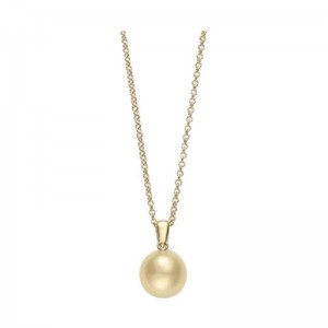 Golden South Sea Cultured Pearl Pendant 10mm A+