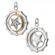 Two-Tone My Sun, Moon and Stars Charm