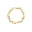 Lucia 18K Yellow Gold Medium Alternating Link Bracelet
