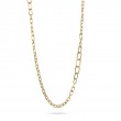 Murano Gold Graduated Link Convertible Necklace