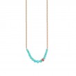 Ruby Graduated Turquoise Necklace