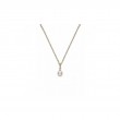 Akoya Cultured Pearl and Diamond Pendant 7-7.5mm A+