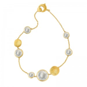 Jaipur 18K Yellow Gold Mother of Pearl Bracelet