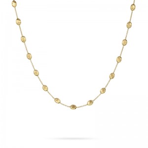 Siviglia 18K Yellow Gold Medium Bead Necklace