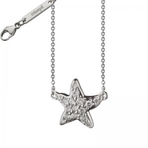 Diamond Critter Starfish "Triumph" Charm Necklace
