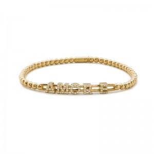Tresore Gold and Diamond "Amore" Bracelet