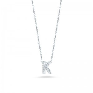 Diamond "K" Pendant