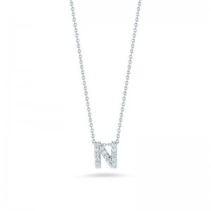 Diamond "N" Pendant