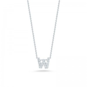 Diamond "W" Pendant