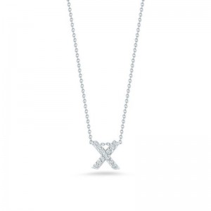 Diamond "X" Pendant