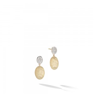 Siviglia 18K Yellow Gold and Diamond Drop Earrings
