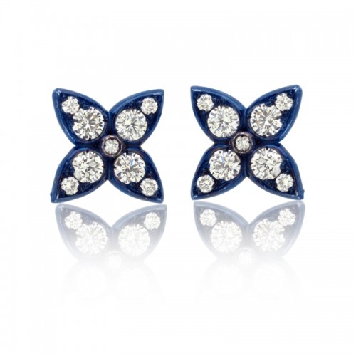 Lucilla Earrings with Diamonds