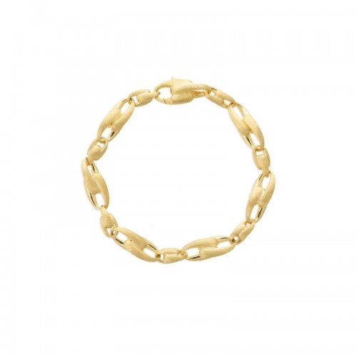 Lucia 18K Yellow Gold Medium Alternating Link Bracelet