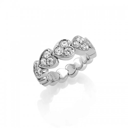 White Gold Xpandable™ Diamond Heart Ring