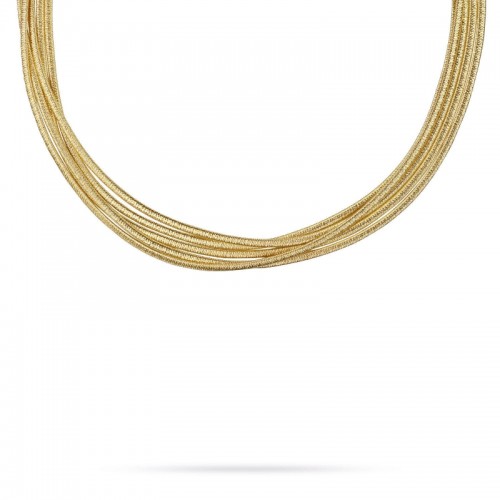 Cairo 18K Yellow Gold Five Strand Necklace
