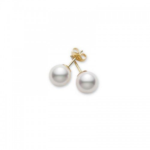 Akoya Cultured Pearl Stud Earrings 7-7.5mm A+