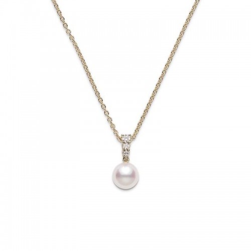 Morning Dew Akoya Cultured Pearl Pendant 8-8.5mm