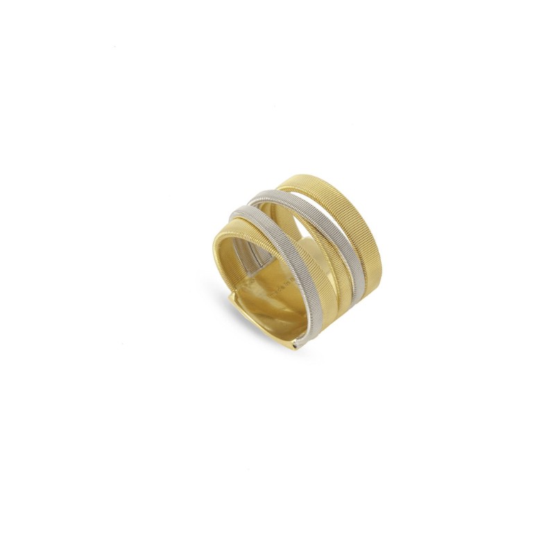 https://www.liljenquistbeckstead.com/upload/product/Masai 18K Yellow and White Gold Five Strand Ring