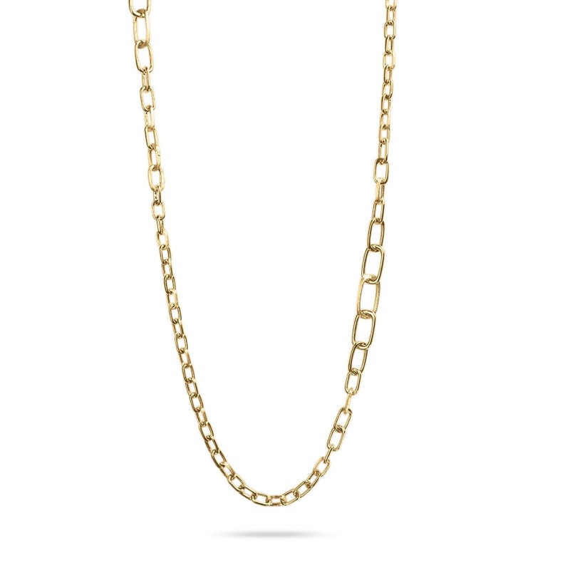 Murano Gold Graduated Link Convertible Necklace