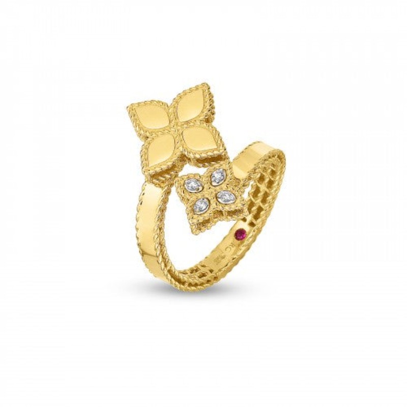 https://www.liljenquistbeckstead.com/upload/product/Princess Flower Bypass Yellow Gold Diamond Ring