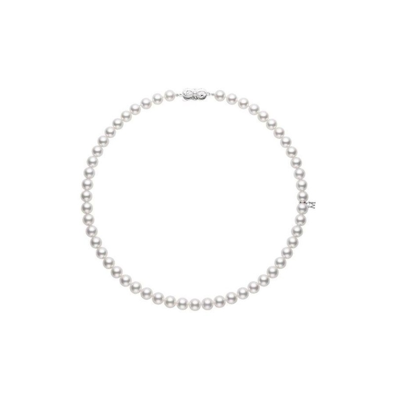 Akoya Pearl Choker Strand Necklace 6-6.5mm