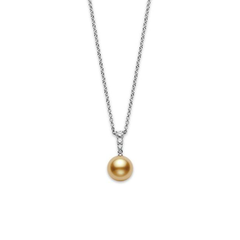 Morning Dew Golden South Sea Cultured Pearl Pendant 11mm - PFNKP01312