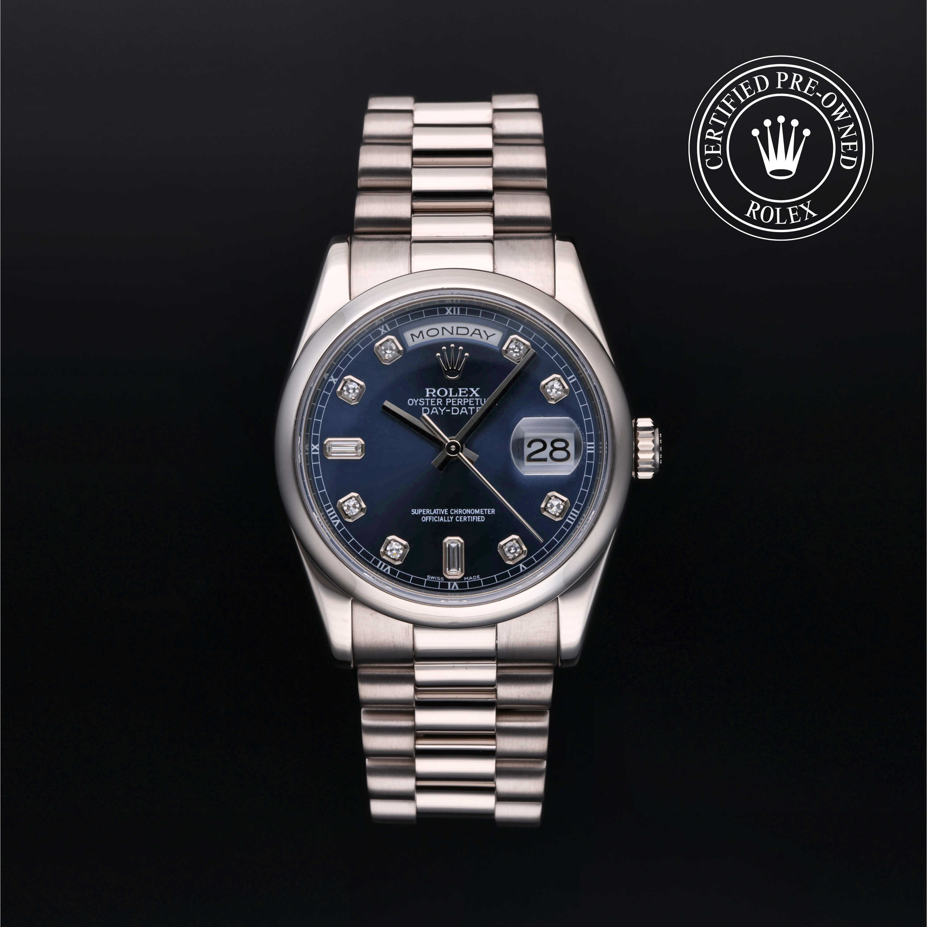 Rolex day date pre owned on sale